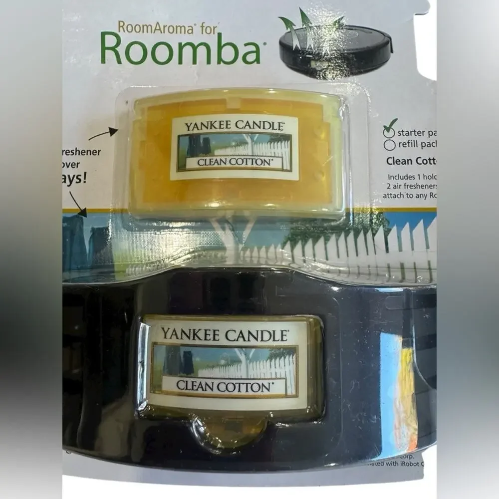 Yankee Candle ScentPlug Clean Cotton Starter Kit 5 Refills Air Freshener NEW
